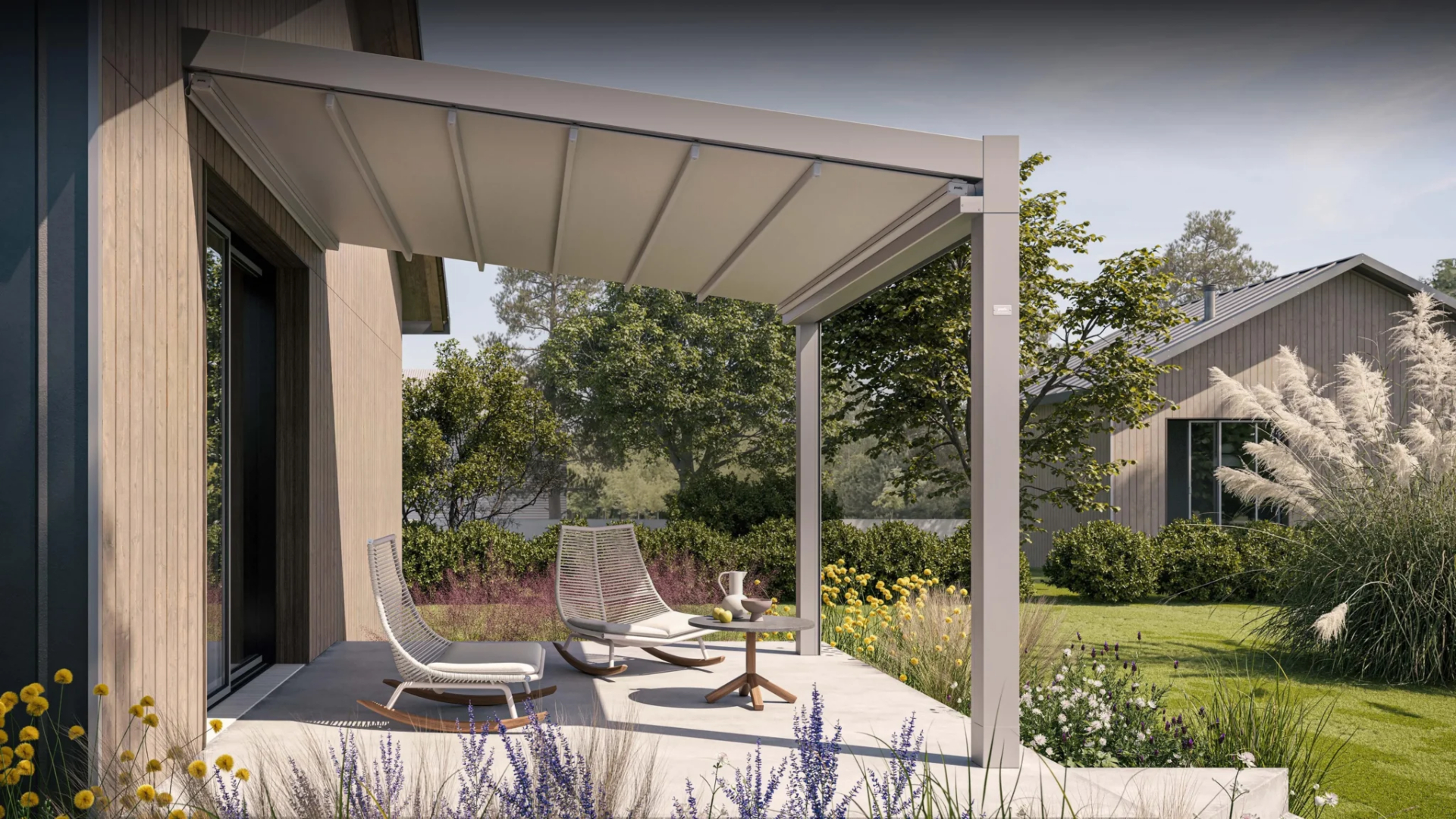 Ponyvás teraszfedés